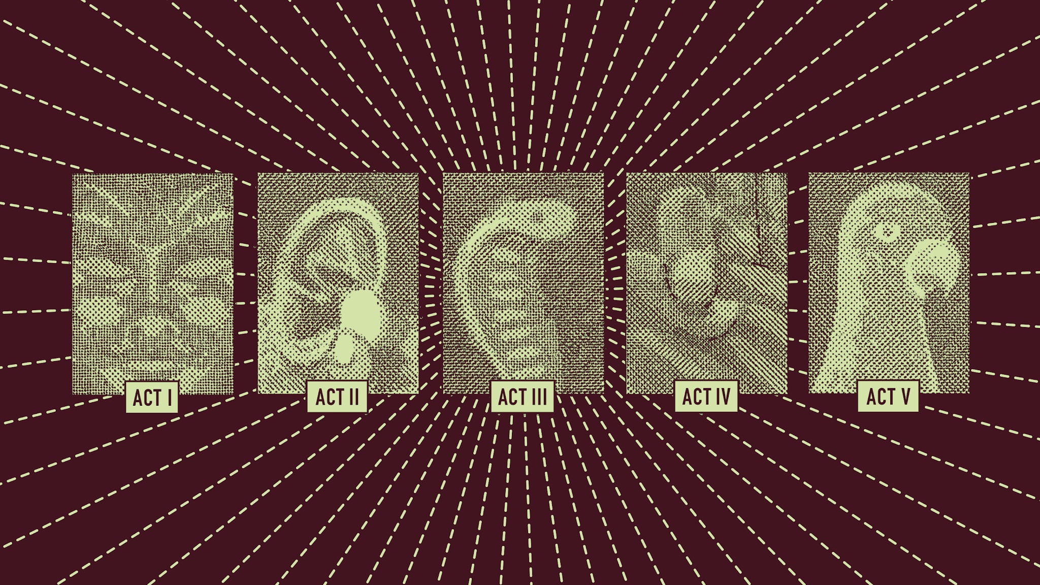 The five acts of Neural Natak